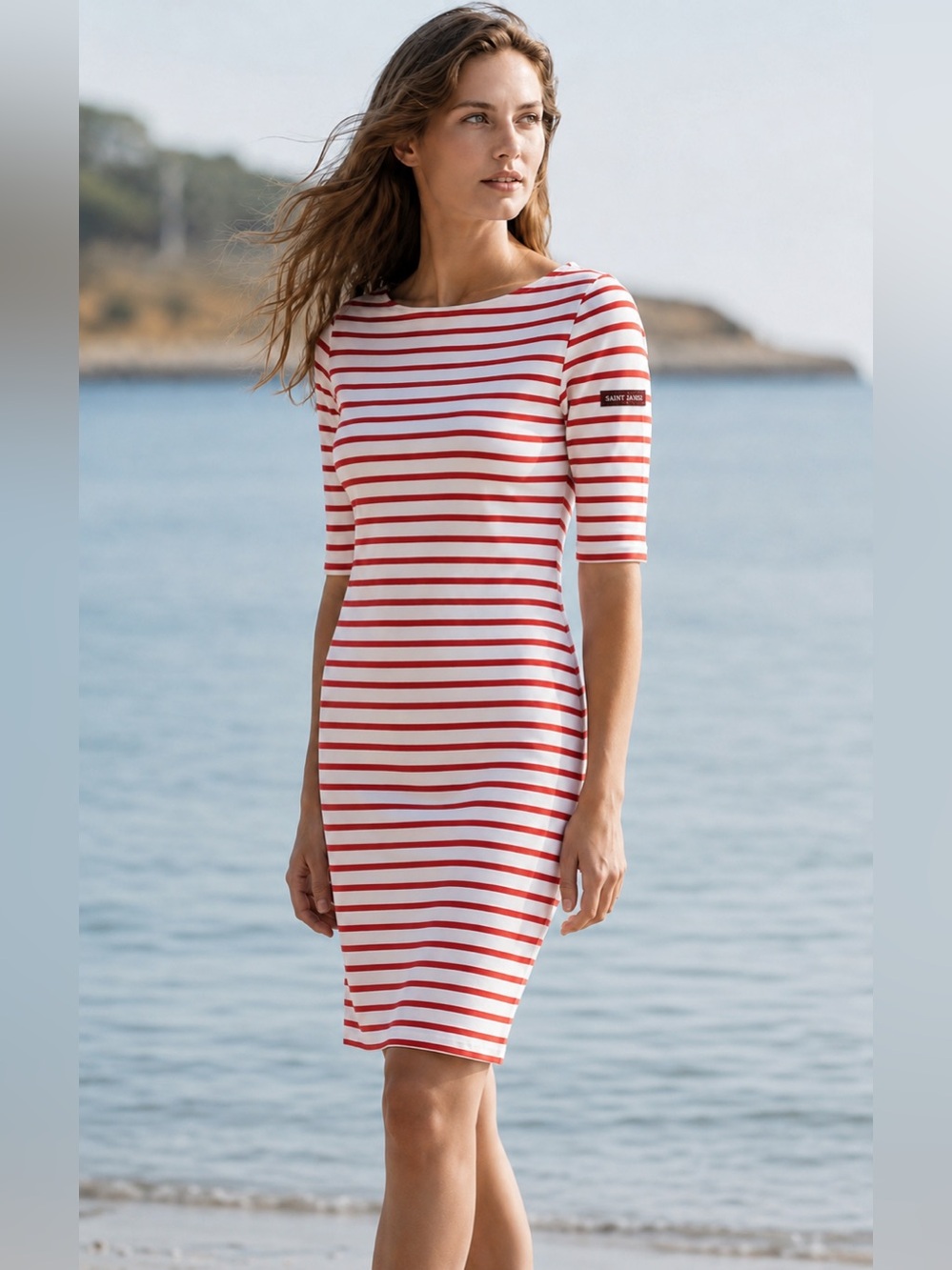 Saint James Propriano 3/4 Sleeve Dress US Size 10